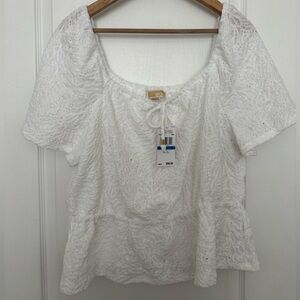 Michael Kors Elegant White Blouse